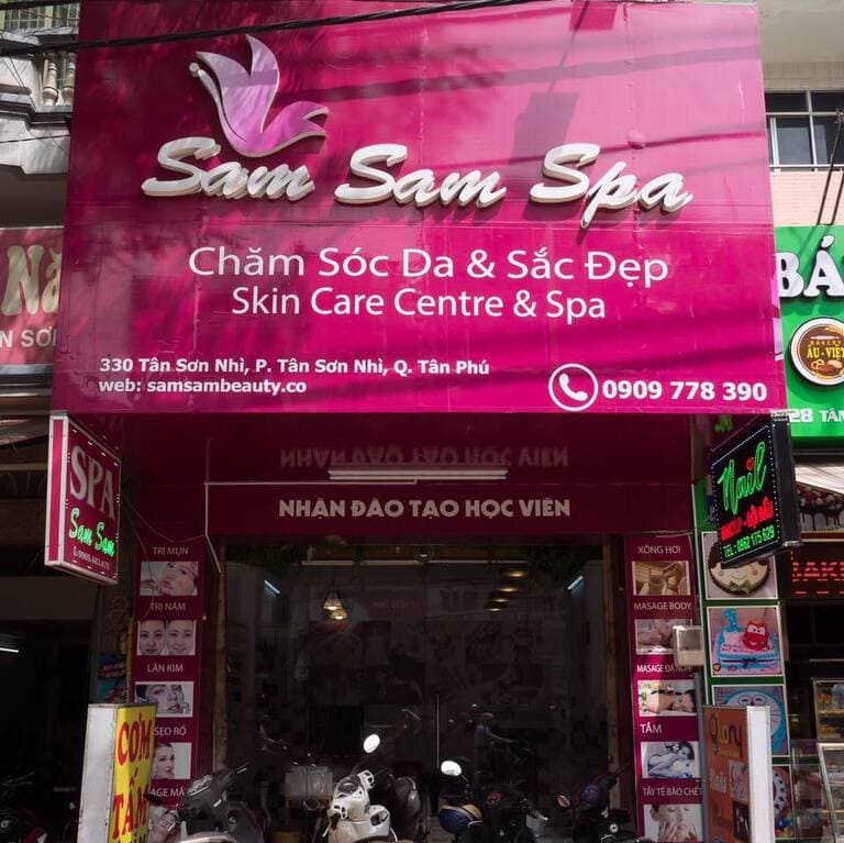 spa trị mụn tân phú uy tín nhất